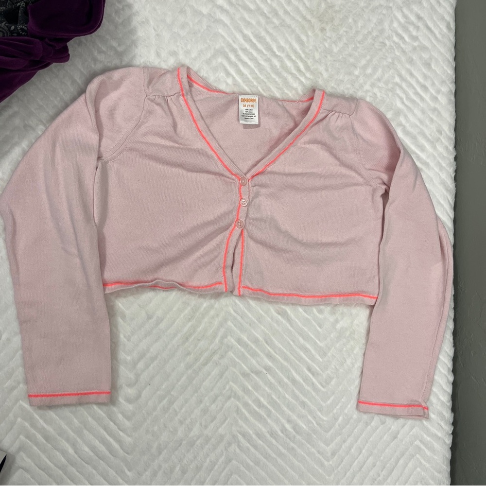 Girls Long Sleeve Shirt‎ Cardigan Jacket Bundle size medium Hanna Andersson - Picture 5 of 14